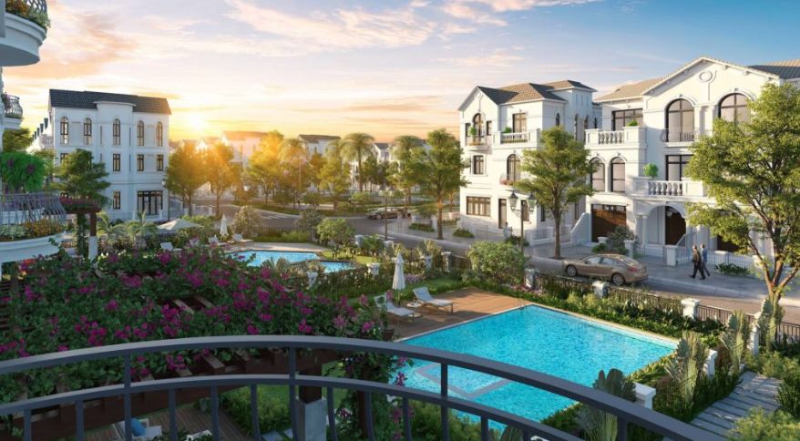 Chuyển nhượng biệt thự song lập The Times Avenue Vinhomes Global Gate, hướng Đông, DT 183m2